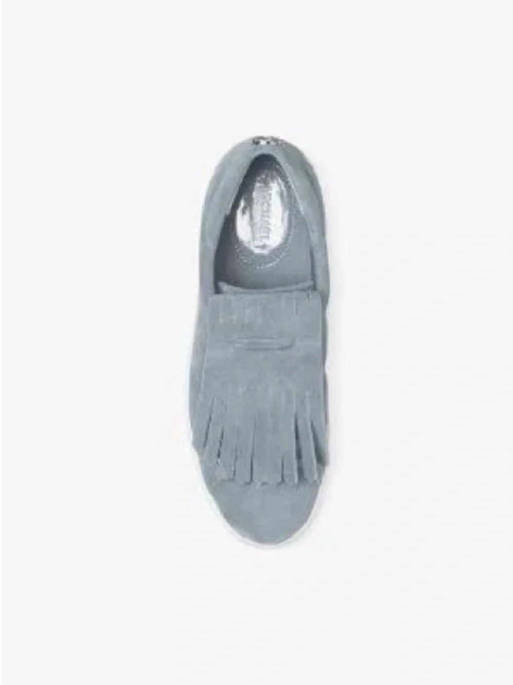 Michael Kors Dusty Blue Keaton Kiltie Suede Sneaker Box